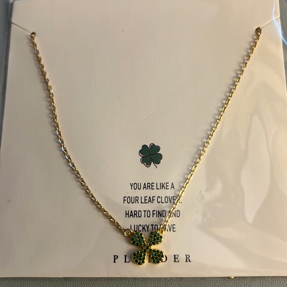 Plunder Four Leaf Clover Necklace